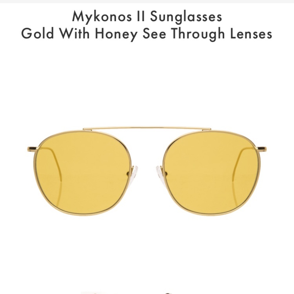 Illesteva, Mykonos ll Yellow Sunglasses